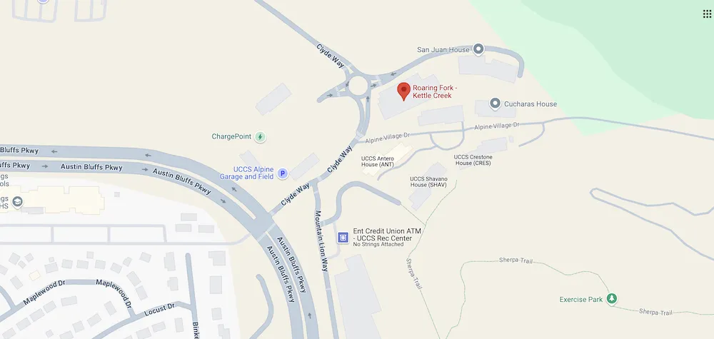Kettle creek map