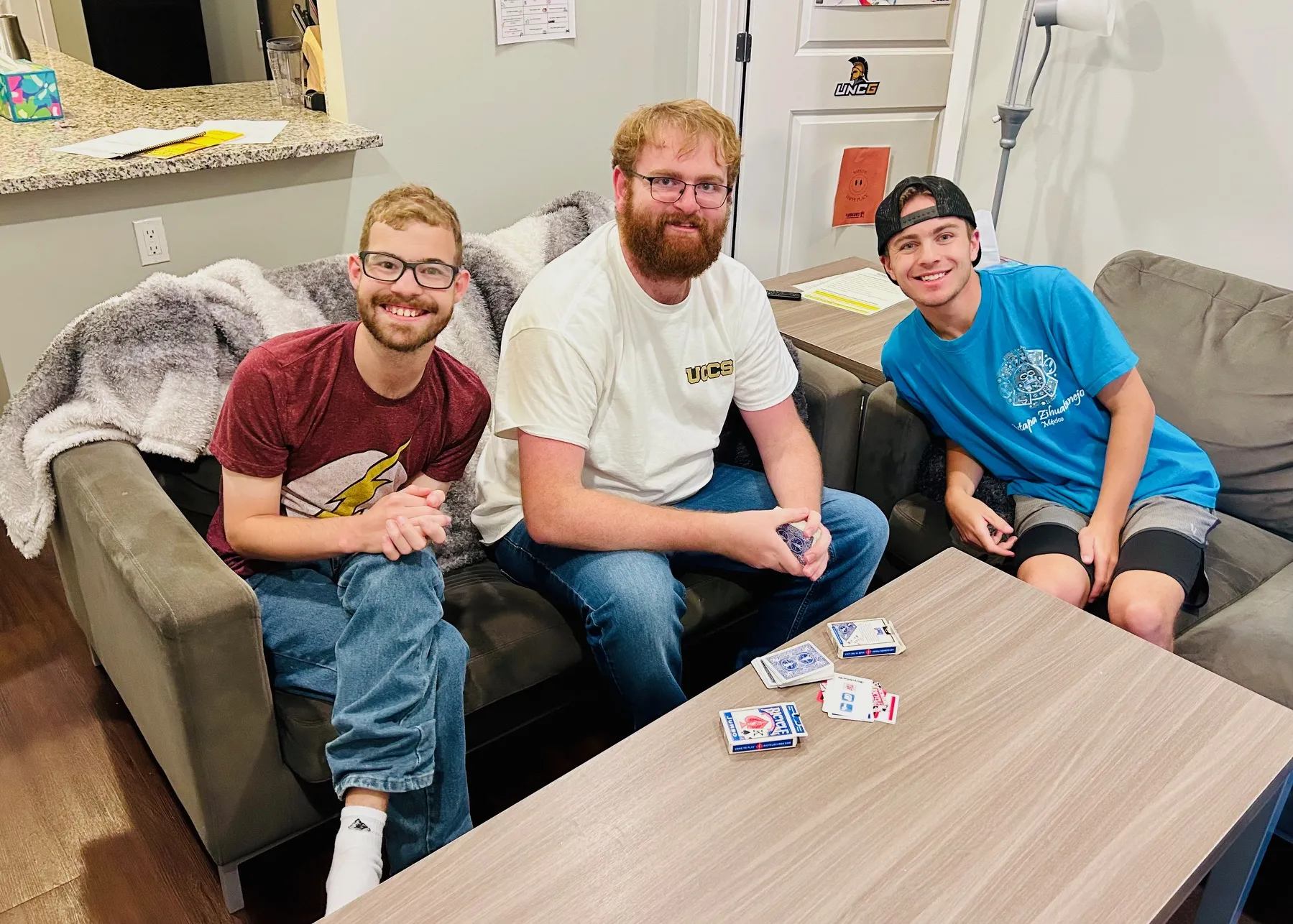 Students at their appartment